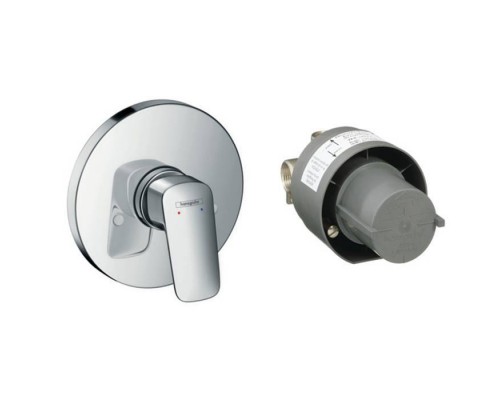 Hansgrohe Logis Комплект смесителя для душа, внешняя часть, цвет: хром. 71666000 Hansgrohe Logis Комплект смесителя для душа, внешняя часть, цвет: хром. 71666000