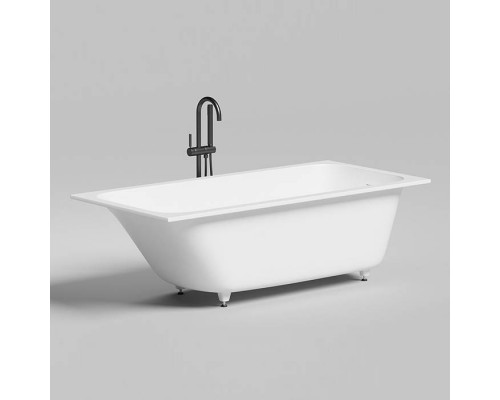 Salini Orlanda kit Встраиваемая ванна 170х80х60см, сифон, щелевой слив-перелив, материал: S-Sense, цвет: белый матовый. 102116M Salini Orlanda kit Встраиваемая ванна 170х80х60см, сифон, щелевой слив-перелив, материал: S-Sense, цвет: белый матовый. 102116M