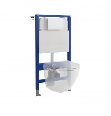 Инсталляция для унитаза EvaGold 545 крепление к полу и стене, с регулировкой по высоте, с шумоизоляцией
