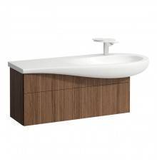 Laufen Alessi One Тумба подвесная с раковиной 120x50см, с 1 ящиком, натуральный шпон, цвет: орех. 8.1497.4.400.104.1,  4.3043.1.097.630.1