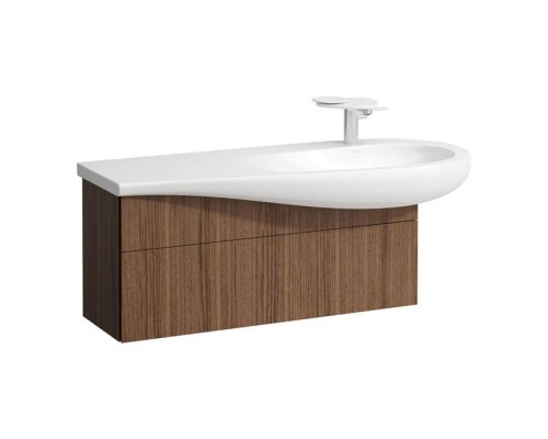Laufen Alessi One Тумба подвесная с раковиной 120x50см, с 1 ящиком, натуральный шпон, цвет: орех. 8.1497.4.400.104.1, 4.3043.1.097.630.1 Laufen Alessi One Тумба подвесная с раковиной 120x50см, с 1 ящиком, натуральный шпон, цвет: орех. 8.1497.4.400.104.1, 4.3043.1.097.630.1