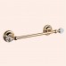 TW Crystal 014, полотенцедержатель 35,5 см, подвесной, цвет: золото с кристаллом (swarovski). TWCR014oro-sw