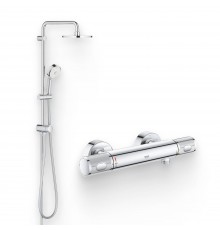 Душевой комплект Термостат Grohe Grohtherm 1000 Performance для душа + Стойка New Tempesta Cosmopolitan 27394002