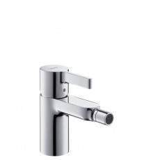 Hansgrohe Metris S Смеситель для биде, однорычажный, с донным клапаном, излив 122 мм, высота 137 мм, Цвет: Хром. 31261000