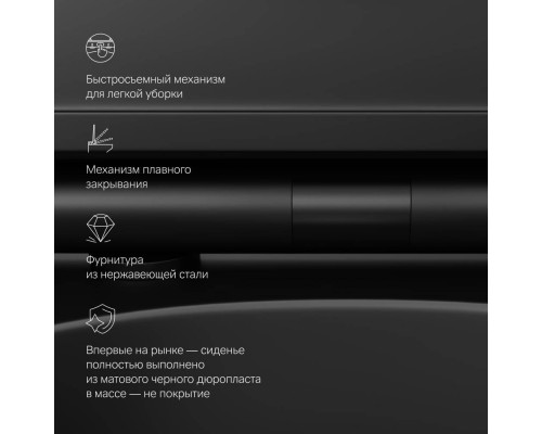 C701700MBSC Унитаз подвесной FlashClean с сиденьем микролифт C701700MBSC Унитаз подвесной FlashClean с сиденьем микролифт