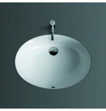 SIMAS Top e lavabi d'arredo Раковина 58х43 см, без отв., под столешницу, цвет: белый. S53 bi