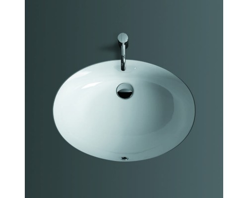 SIMAS Top e lavabi d'arredo Раковина 58х43 см, без отв., под столешницу, цвет: белый. S53 bi
