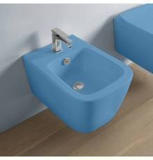 Artceram A16 Биде подвесное 36х52 см, 1 отв., цвет: blu avio. ASB001 38 00