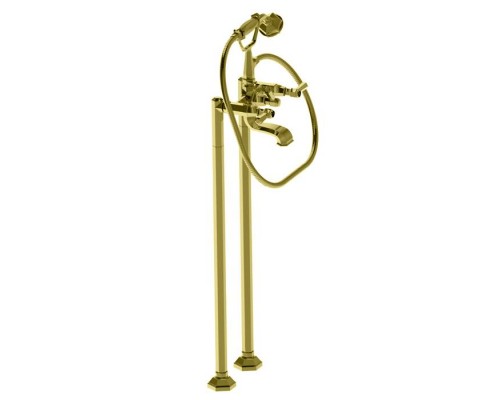 Stella Eccelsa Leve Смеситель для ванны, напольный, 3274CL306 с ручным душем, цвет: золото 24К. EL 02208 AU00 Stella Eccelsa Leve Смеситель для ванны, напольный, 3274CL306 с ручным душем, цвет: золото 24К. EL 02208 AU00