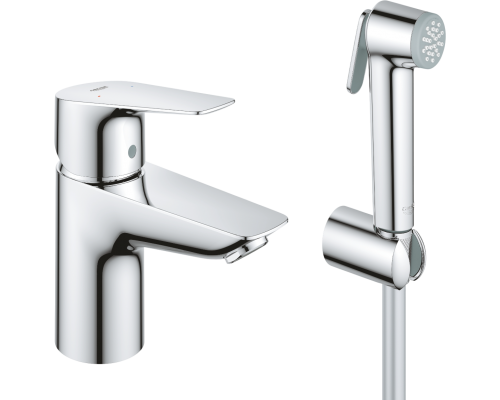 Смеситель Grohe BauEdge 23757001 с гигиеническим душем, хром