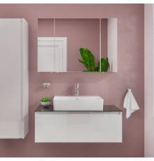 Мебель для ванной комнаты VitrA Nuo 100 подвесная, глянцевая белая