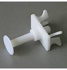 Нижний крепеж DS 15-60 мм, белый, пластиковый