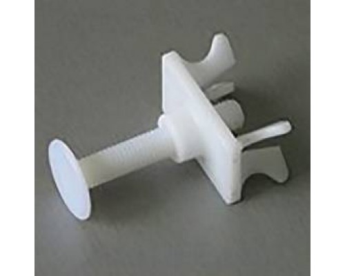 Нижний крепеж DS 15-60 мм, белый, пластиковый