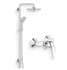 Душевой комплект Смеситель для душа Grohe BauCurve 23631000 + Стойка Euphoria 27421002
