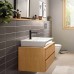 Hansgrohe Rebris E Смеситель для раковины, 1 отв., с донным клапаном, цвет: черный матовый. 72557670