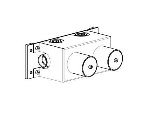 Carimali Встраиваемая часть настенного смесителя для раковины. W2500