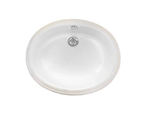 DevonDevon WHITE 50 Раковина 50х41 cм, без отв., встраиваемая под столешницу, цвет: белый. 2RALS50