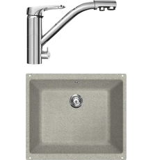 Комплект Мойка Lava U1 scandic + Смеситель SG05 CR chrome