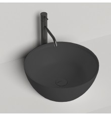 Salini Alda 02 Раковина 42.5х42.5х15.5см., накладная, без отв., S-Sense, цвет: RAL9005. 16121RG RAL9005,  1102110GRF RAL9005
