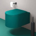 Duravit Millio Унитаз подвесной, 37х57см.,  декор Smooth, крепление в компл., цвет: аквамарин матовый. 250409FA