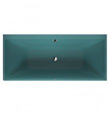 Duravit Vitrium Ванна встраиваемая 180x80см, Dx, с ножками, с2 наклонами для спины, прямоугольная, цвет: аквамарин матовый. 700428HA