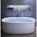 Jacuzzi Arga Ванна 175x85x57 см отдельностоящая, Swirlpool Illumatherapytrade;4 форсунки, подсветка Rainbow, цвет: белый глянцевый. ARG101C0118