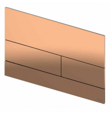 TECEsquare II. Панель смыва, металл, PVD полированное красное золото. 9240841