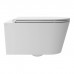 Alice Hide Round Унитаз 57х37см., подвесной, безободковый, без сиденья и крышки, цвет: белый матовый. 31170109,  FIX10