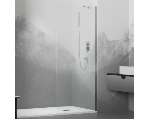 Душевая перегородка RGW Walk In WA-110 70x195, профиль хром, стекло прозрачное 8 мм