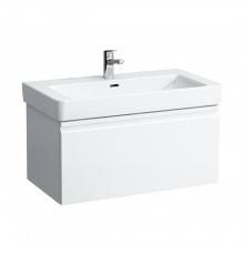 Laufen Pro S Тумба с раковиной 81х45х39см., подвесная, 1 выдвижной ящик, 1 внутренний ящик с органайзером, цвет: белый матовый. 8.1396.5.000.104.1,  4.8350.2.096.463.1