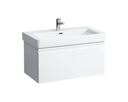 Laufen Pro S Тумба с раковиной 81х45х39см., подвесная, 1 выдвижной ящик, 1 внутренний ящик с органайзером, цвет: белый матовый. 8.1396.5.000.104.1, 4.8350.2.096.463.1 Laufen Pro S Тумба с раковиной 81х45х39см., подвесная, 1 выдвижной ящик, 1 внутренний ящик с органайзером, цвет: белый матовый. 8.1396.5.000.104.1, 4.8350.2.096.463.1