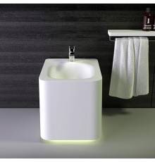 KNIEF Shine Биде напольное 58х39х41 см, с 1 отв под смеситель, цвет: белый. 0600-045-01R bi matt