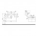 Duravit Happy D.2 Plus Тумба подвесная c-bonded с умывальником 77.5х49х46.8см, с 1 отв под смес, 2 ящика, выпуск и сифон в комплекте, цвет: Графит суперматовый, умывальник, цвет: белый глянцевый. HP4637O8080