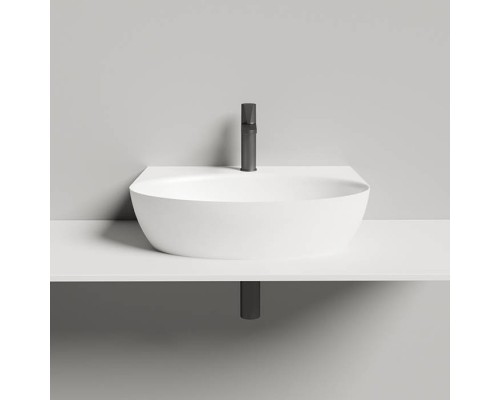 Salini Alda Wall 02 Раковина 58х45х15cм, с 1 отв., сифон, слив-пер, мат-л: S-Stone, цвет: белый матовый. 140322M Salini Alda Wall 02 Раковина 58х45х15cм, с 1 отв., сифон, слив-пер, мат-л: S-Stone, цвет: белый матовый. 140322M