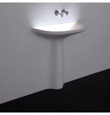 Antonio Lupi Calice Раковина 48х90 см, без отв., с LED подсветкой, цвет: белый. CALICEL