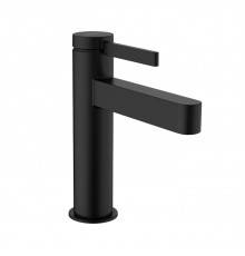 Hansgrohe Finoris Смеситель для раковины на 1 отверстие, однорычажный, с донным клапаном, цвет:черный матовый. 76024670
