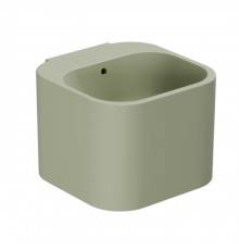 Azzurra Tandem Раковина подвесная 44x43xH32 см, без отв., с переливом, цвет: Nature green. TALP04443T00NA