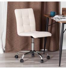 Компьютерное кресло TetChair Zero, флок молочный 4