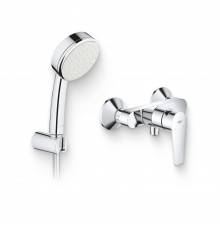 Душевой комплект Смеситель для душа Grohe BauEdge 23635001 + Гарнитур Tempesta Cosmopolitan 26084002