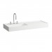 Laufen Kartell Раковина 120х46х12cм., с 3 отв., полка справа, цвет: белый. 8.1333.2.000.108.1