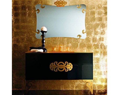 Eurolegno Glamour  раковина моноблок, с 1 отв., цвет: золото. CRG502V1R1206 fog.oro
