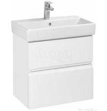 Roca A857639501 Oleta Тумба под умывальник подвесная, 2 ящика 564х548х374 мм, Белый матовый A857639501