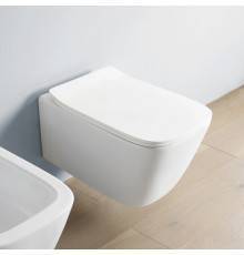 Artceram A16 Унитаз подвесной 45х36см, (Mini), безободковый, с крепежом, цвет: белый матовый. ASV005 05 00