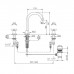 Nicolazzi Mac Kinley 05 Смеситель для раковины на 3 отверстия, излив: 176мм, цвет: хром. 2208CR29