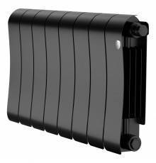 Радиатор биметаллический Royal Thermo Infinity V 300 8 секций, нижнее подключение, Noir Sable