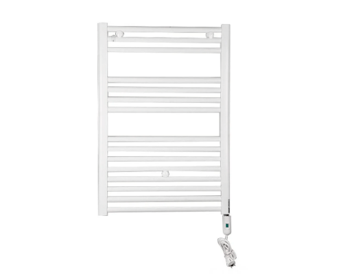 Полотенцесушитель IRSAP ARES/E 818/580 электрический с выключателем, 15 трубок, CL.01 B01, (белый) EIS058I01IR01NNN03