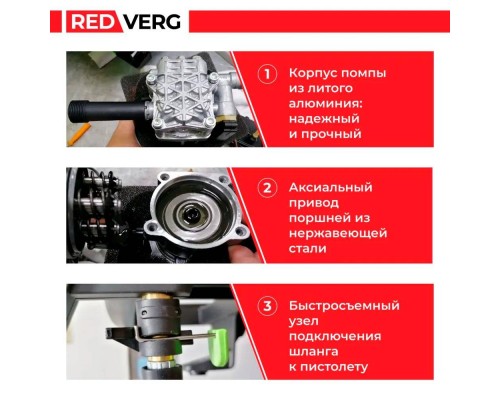 Мойка высокого давления REDVERG RD-HPW1500 Мойка высокого давления REDVERG RD-HPW1500