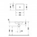 Duravit Starck 3 Раковина встраивания 49x36.5см., с покрытием WonderGlis, цвет: белый. 03054900001