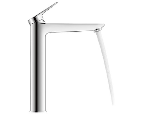 Duravit Wave Смеситель для раковины, высокий, 1 отв., без донного клапана, цвет: хром. WA1040002010