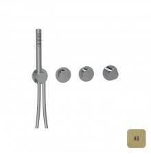 Almar Modular Смеситель для душа, настенный, термостатический, цвет: High Brass Brushed PVD. E180433.HB